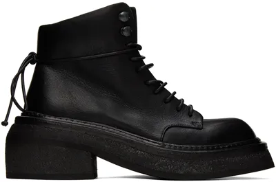 Marsèll Black Parata Anfibio Ankle Boots