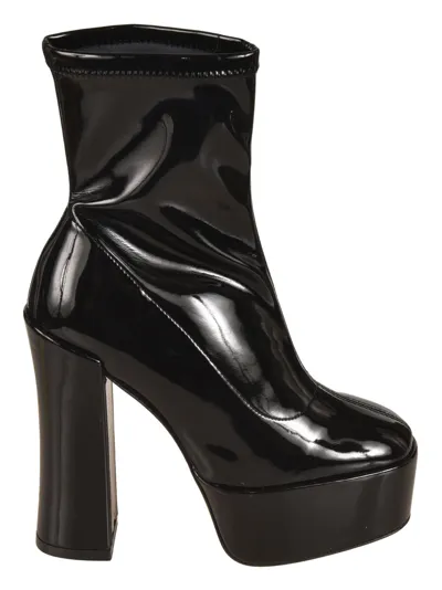 Stuart Weitzman Skyhi Platform Boots In Black