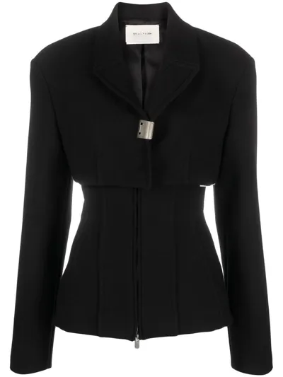 Alyx Layered-design Zipped Jacket In Black