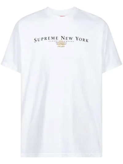 Supreme Tradition Short-sleeve T-shirt In White