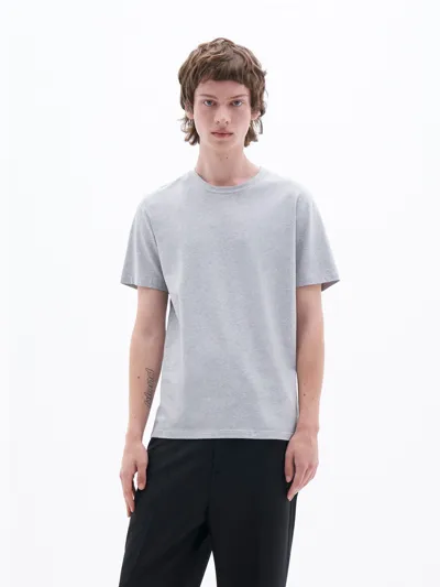 Filippa K Stretch Cotton Tee In Grey