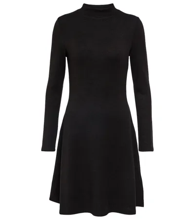 Vince Mockneck Minidress In Black