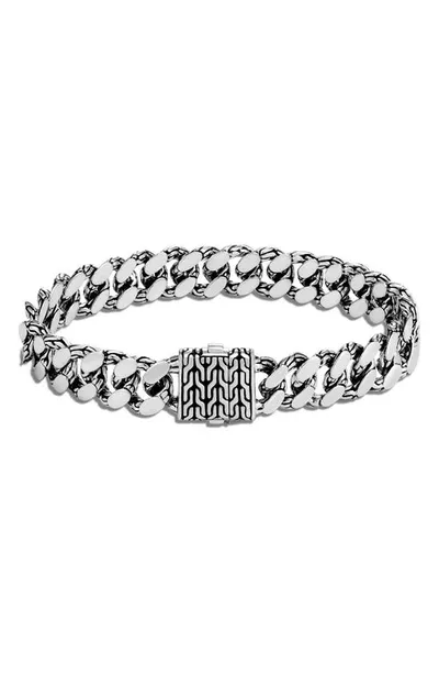 John Hardy Classic Chain 11mm Curb Link Bracelet In Silver