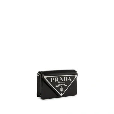 Prada Sac Enveloppe En Cuir