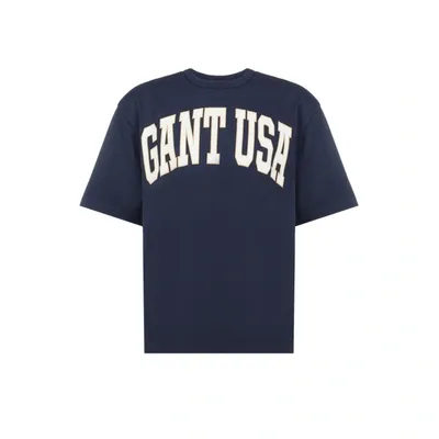 Gant T-shirt Oversize  Usa En Coton