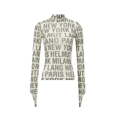 Helmut Lang Monogram Long-sleeved Top