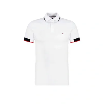 Tommy Hilfiger Polo Shirt With Coloured Stripes