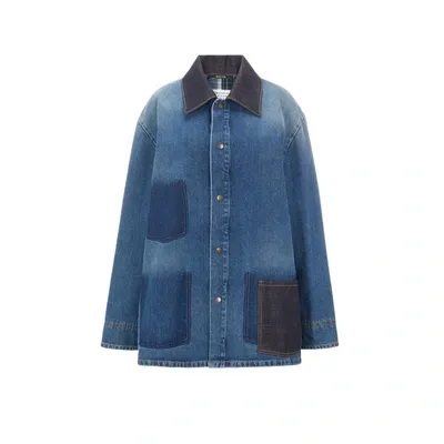 Maison Margiela Veste En Jean Oversize