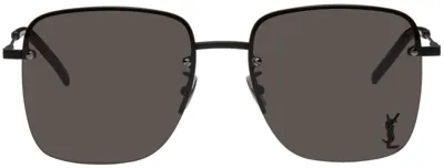 Saint Laurent Black Sl 312 Sunglasses In Black-black-black