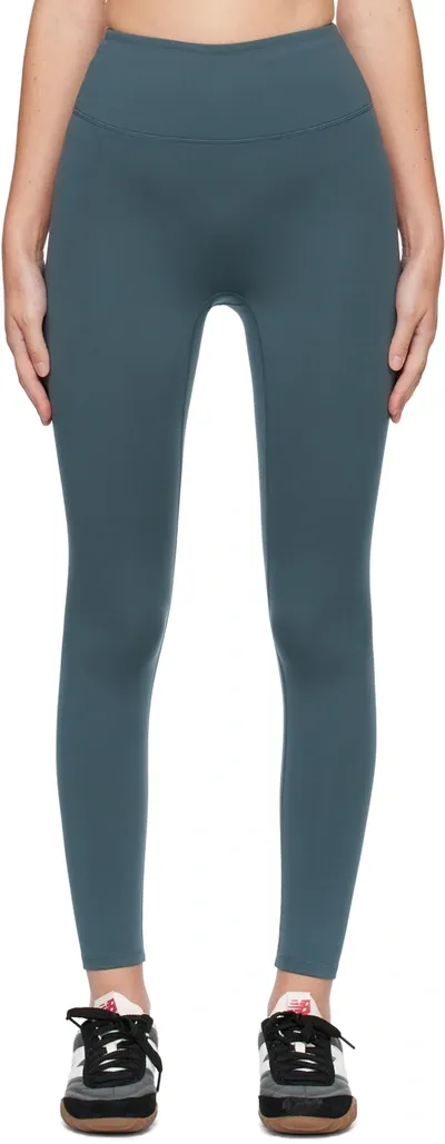 Girlfriend Collective Lago Luxe Legging In Blue