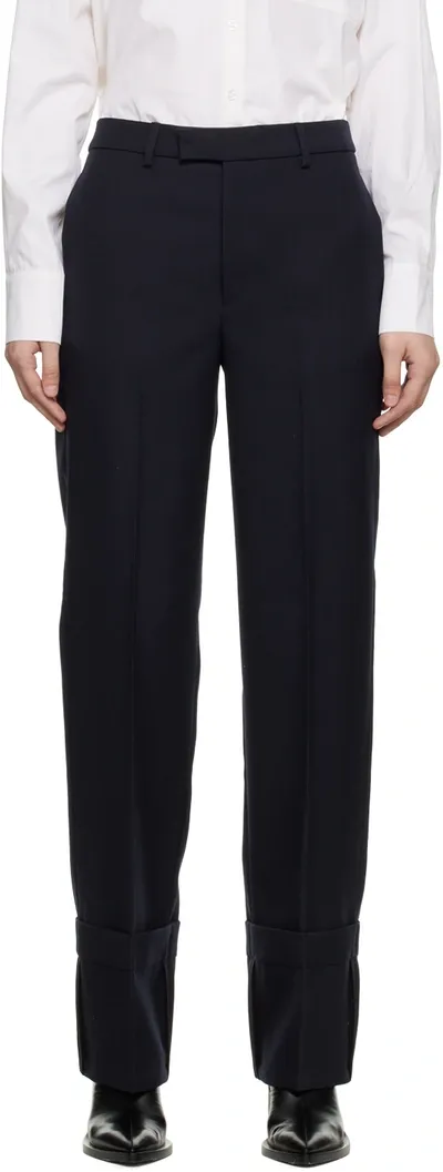 Bite Navy Fold Up Trousers In Navy 5015