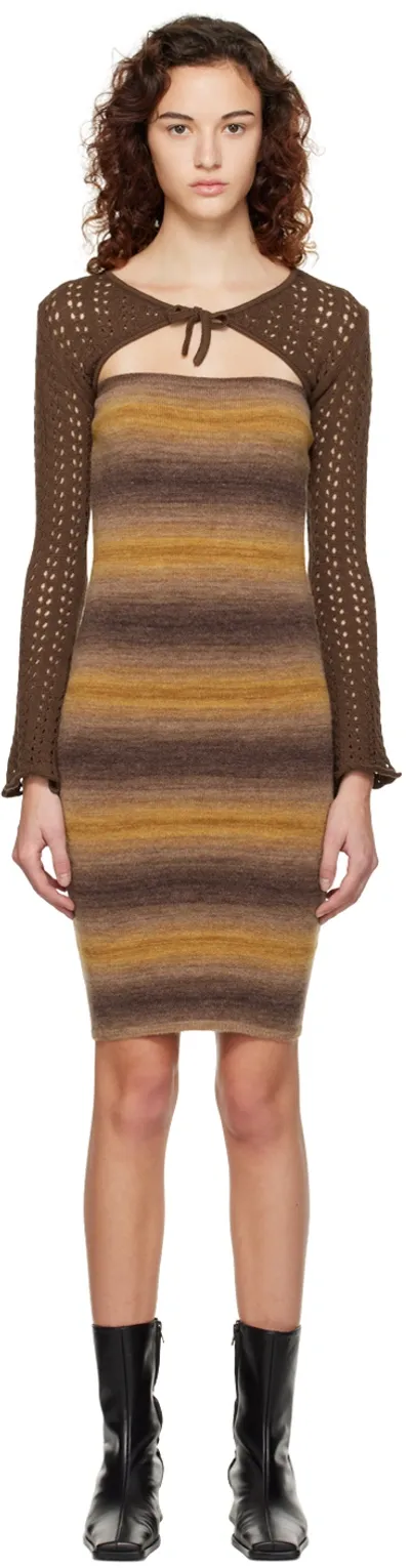 Gimaguas Ssense Exclusive Brown Atcama Minidress