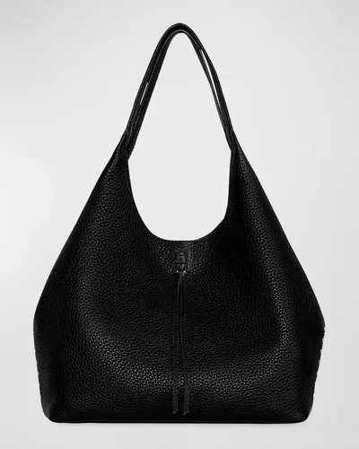 Rebecca Minkoff Darren Leather Shoulder Bag In Black