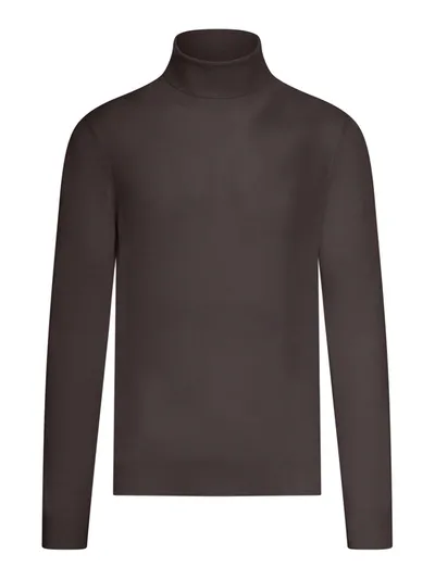 Nome Turtleneck Sweater In Brown