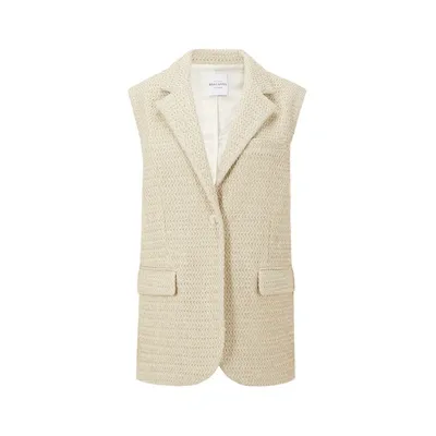 Roseanna Rara Raffia Sleeveless Jacket