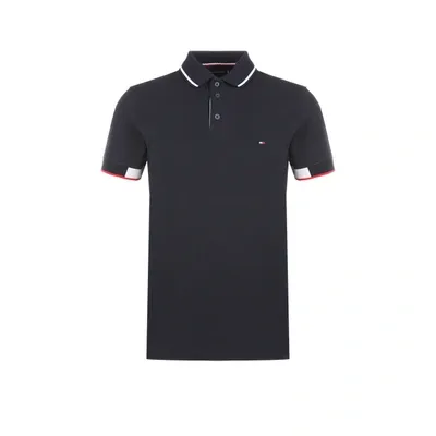 Tommy Hilfiger Polo Shirt With Coloured Stripes