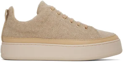 Max Mara Tunny Sneakers In 001 Sand