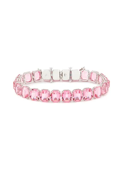 Swarovski Millenia Tennis Bracelet In Pink