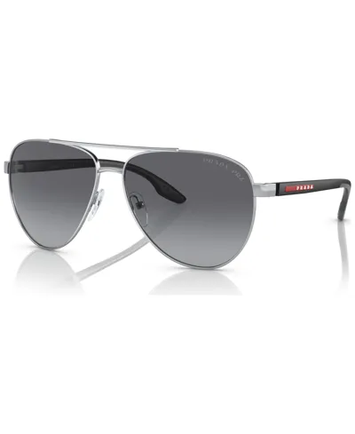 Prada Linea Rossa Man Sunglasses Ps 52ys In Black Grey Polar