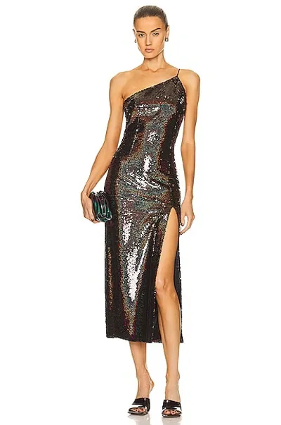 New Arrivals Jacqueline Sequin Dress In Bronze