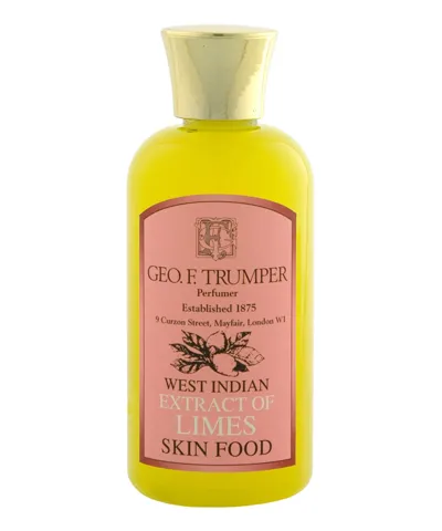 Geo F. Trumper Perfumer Extract Of Limes Skin Food 100 ml In White