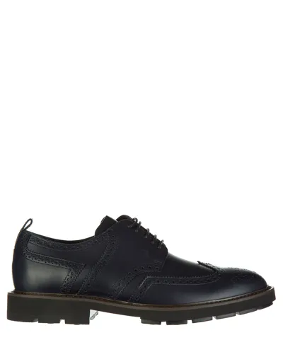 Tod's Derby Shoes In Blue