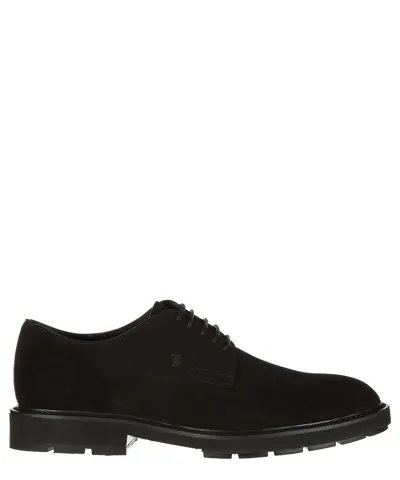 Tod's Derby Shoes In Black