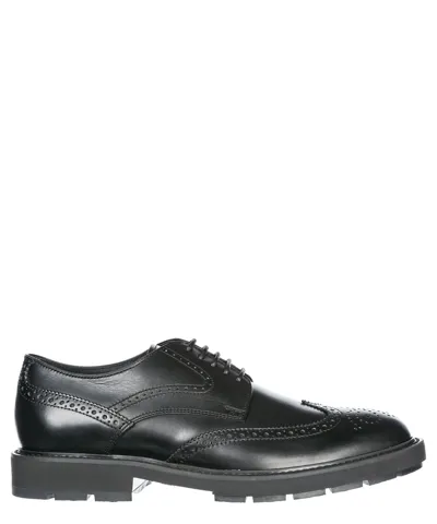 Tod's Derby Shoes In Black