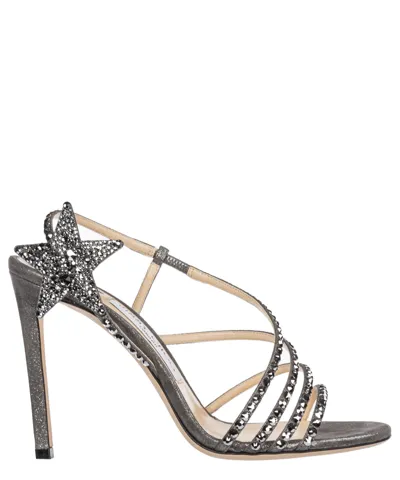 Jimmy Choo Lynn Heeled Sandals In Grey