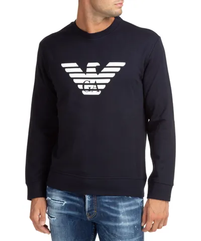 Emporio Armani Sweatshirt In Blue