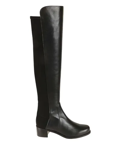 Stuart Weitzman Reverse Boots In Black