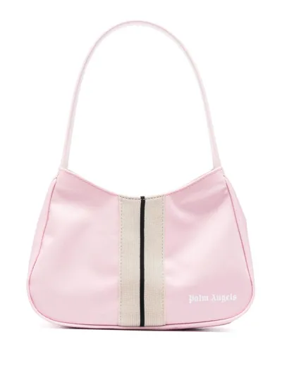 Palm Angels Venice Track Tote Bag In Baby Pink