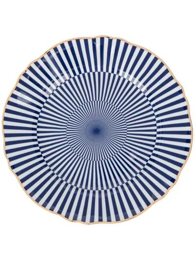 Bitossi Home Arcano Plate In Blue,multi