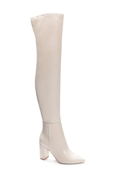 Chinese Laundry Fun Times Over The Knee Boot In Cream