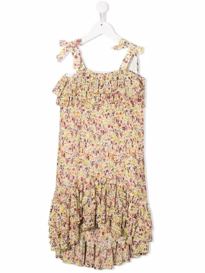 Philosophy Kids' Long Patterned Dress In Fantasia