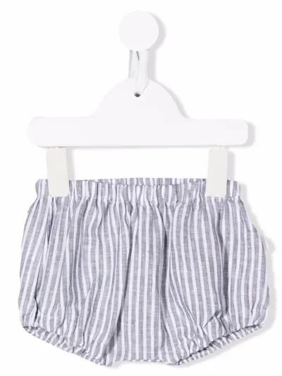 Teddy&amp;minou Babies' Striped Culotte In Grigio