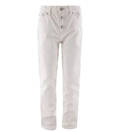 Levi&#039;s Kids' Cream Jeans With Fake Buttons In Panna