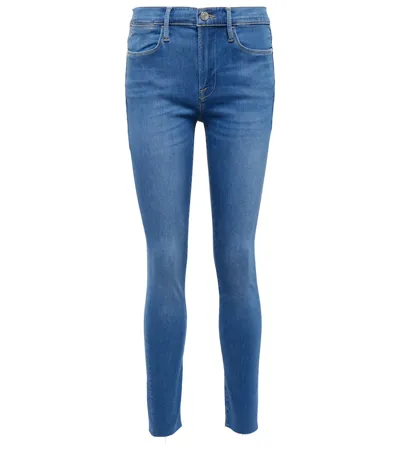 Frame Le High Skinny Raw After Jeans In Randall