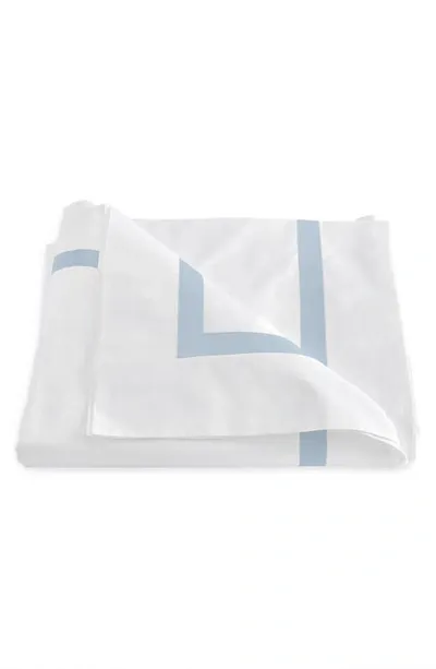 Matouk Lowell Duvet Cover In Blue