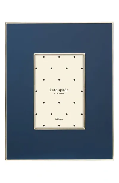 Kate Spade Make It Pop 4 X 6 Picture Frame In Navy