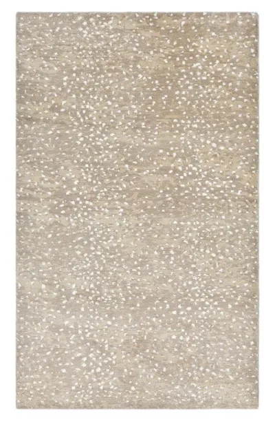 Solo Rugs Arash Handmade Wool Blend Area Rug In Brown