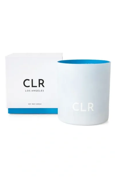 Clr Blue Scented Candle