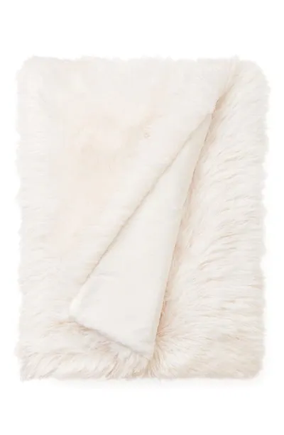 Ugg Carissa Reversible Throw Blanket In Snow