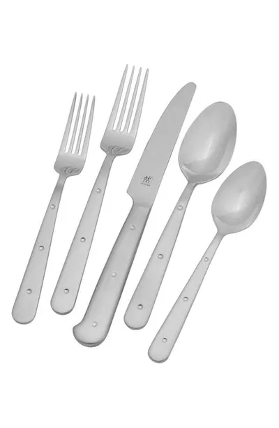 Zwilling Porterhouse 45-piece Flatware Set In Stainless Steel