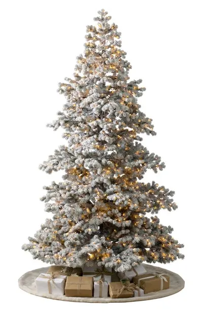 Balsam Hill Yukon Spruce Frosted Tree In Led Micro