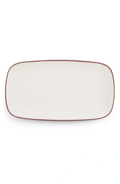 Nambe Taos Soft Rectangular Platter In Agate