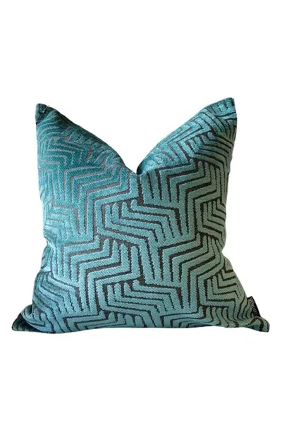 Modish Decor Pillows Velvet Pillow Cover In Calypso