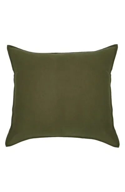 Pom Pom At Home Set Of 2 Parker Linen Shams In Forest