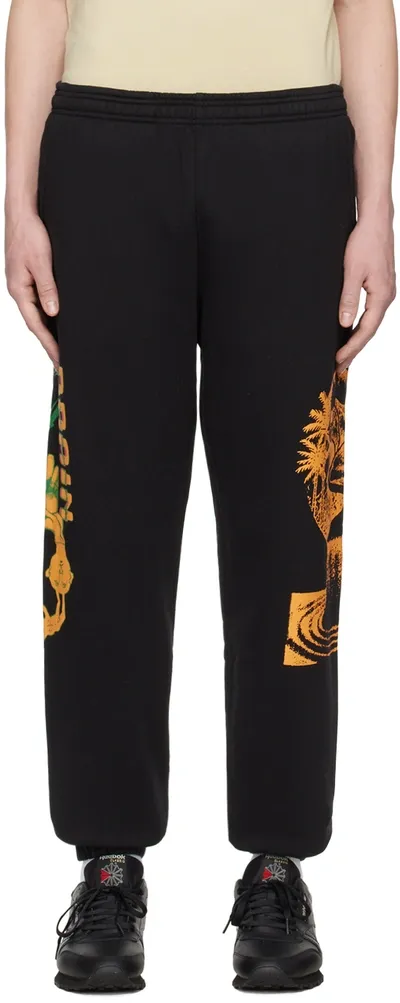 Brain Dead Black Global Streams Lounge Pants