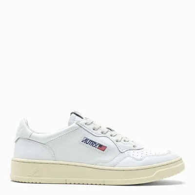 Autry White Leather Medalist Sneakers